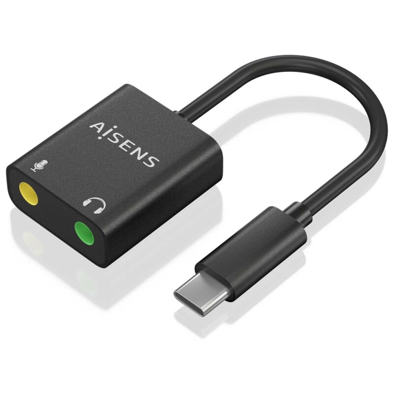 AISENS A109-0767 cambiador de género para cable 2x 3.5 mm