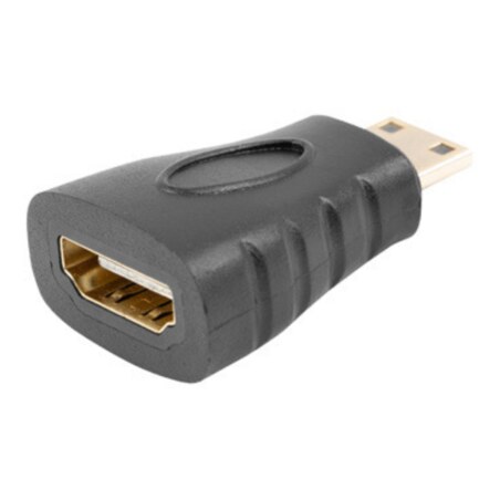 Lanberg AD-0037-BK cambiador de género para cable HDMI HDMI Mini-C Negro