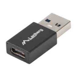 Lanberg AD-UC-UA-01 cambiador de género para cable USB 3.0 Type A USB 3.0 Type C Negro
