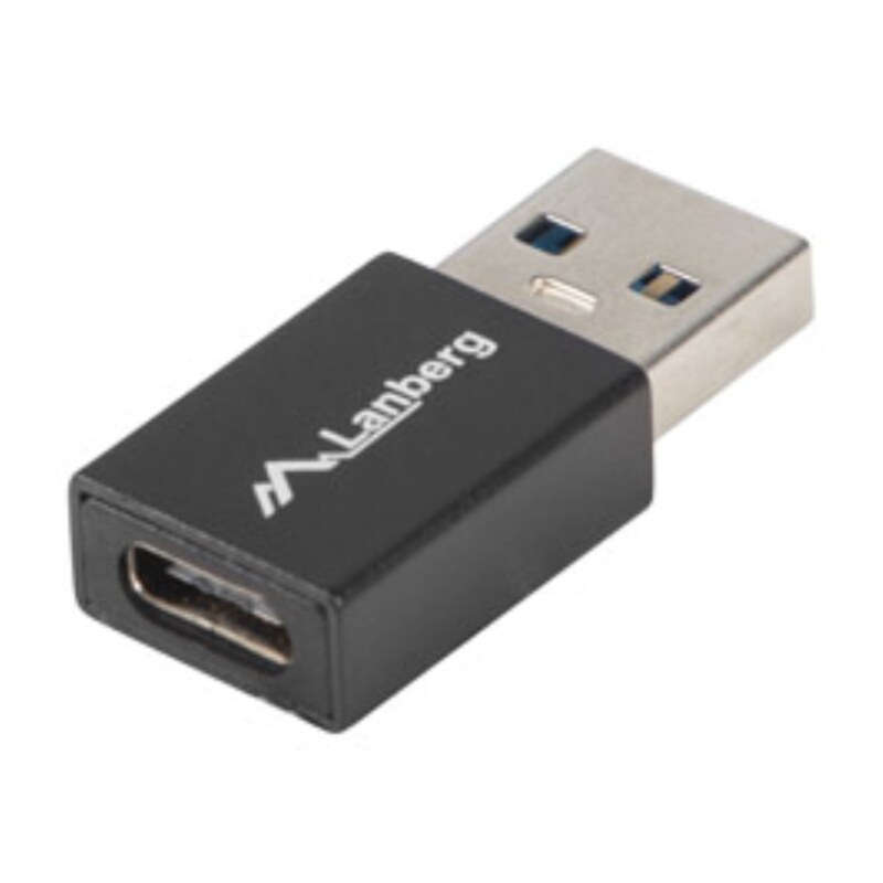 Lanberg AD-UC-UA-01 cambiador de género para cable USB 3.0 Type A USB 3.0 Type C Negro