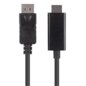 Lanberg CA-DPHD-11CC-0030-BK cambiador de género para cable DisplayPort HDMI Negro