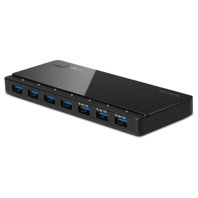 TP-Link UH700 hub de interfaz USB 3.2 Gen 1 (3.1 Gen 1) Micro-B 5000 Mbit/s Negro