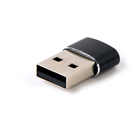 Gembird A-USB2-AMCF-02 cambiador de género para cable USB A USB C Negro