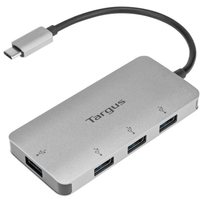 Targus ACH226EU hub de interfaz USB 3.2 Gen 1 (3.1 Gen 1) Type-C 5000 Mbit/s Plata