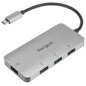 Targus ACH226EU hub de interfaz USB 3.2 Gen 1 (3.1 Gen 1) Type-C 5000 Mbit/s Plata