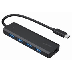 Gembird UHB-CM-U3P4P-01 hub de interfaz USB 3.2 Gen 1 (3.1 Gen 1) Type-C Negro