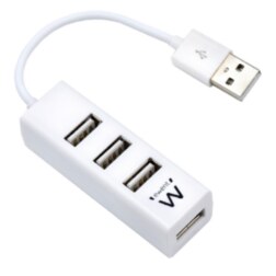 Ewent EW1122 hub de interfaz USB 2.0 Blanco