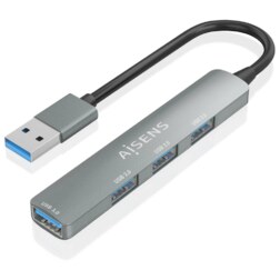 AISENS A106-0859 hub de interfaz USB 3.2 Gen 1 (3.1 Gen 1) Type-A 5000 Mbit/s