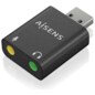 AISENS A106-0768 cambiador de género para cable 2x 3.5 mm