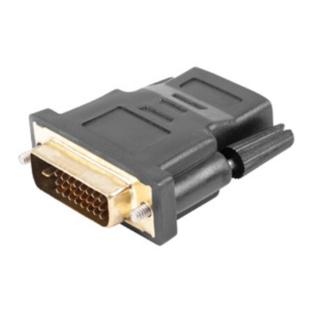 Lanberg AD-0010-BK cambiador de género para cable HDMI DVI-D Negro