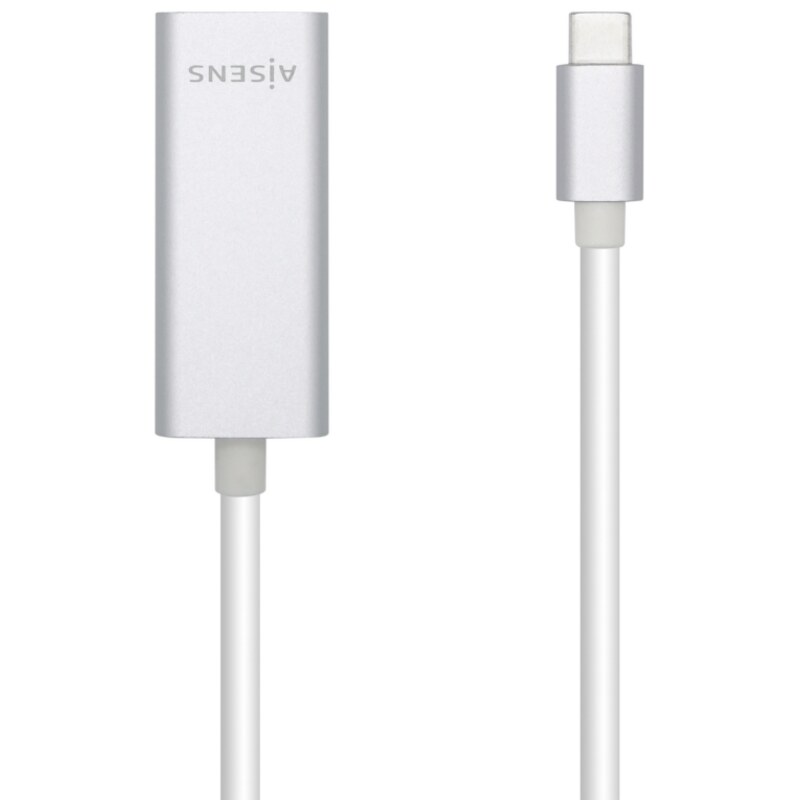 AISENS Conversor USB3.1 Gen1 USB-C A Ethernet Gigabit 10/100/1000 Mbps, 15 cm
