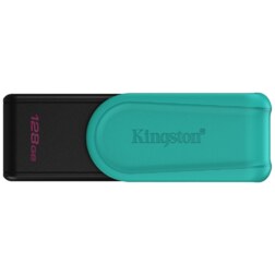 Kingston Technology DataTraveler 128GB Portable USB 3.2 Gen 1 Exodia S (Black/Turquoise)
