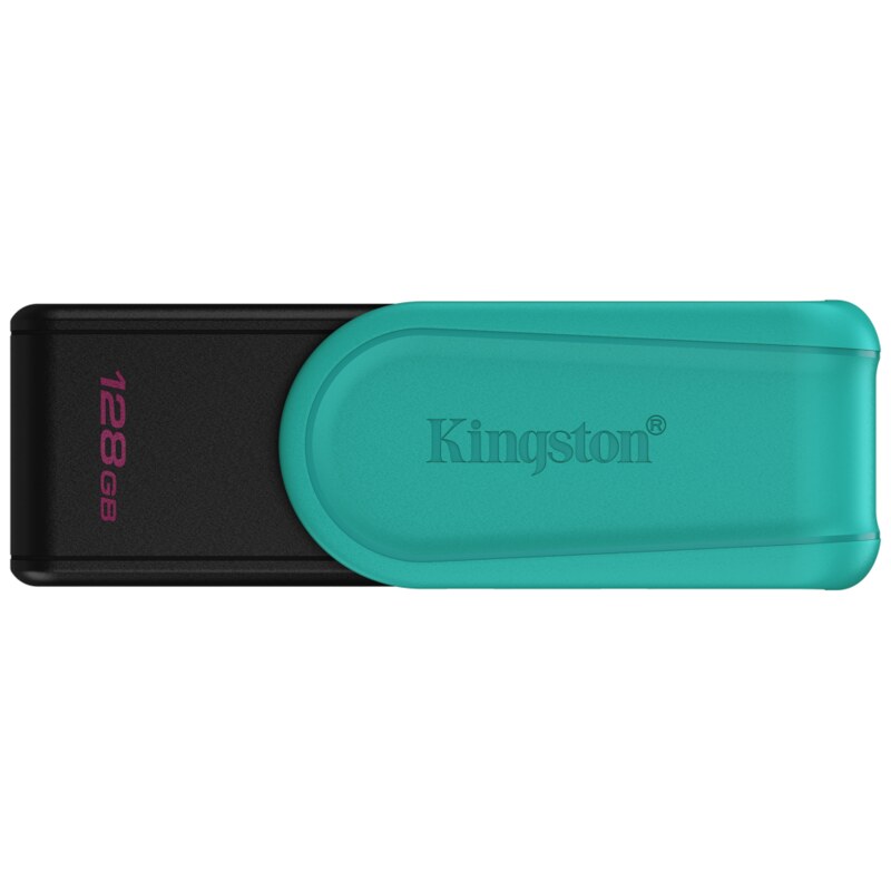 Kingston Technology DataTraveler 128GB Portable USB 3.2 Gen 1 Exodia S (Black/Turquoise)