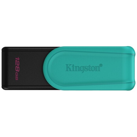 Kingston Technology DataTraveler 128GB Portable USB 3.2 Gen 1 Exodia S (Black/Turquoise)