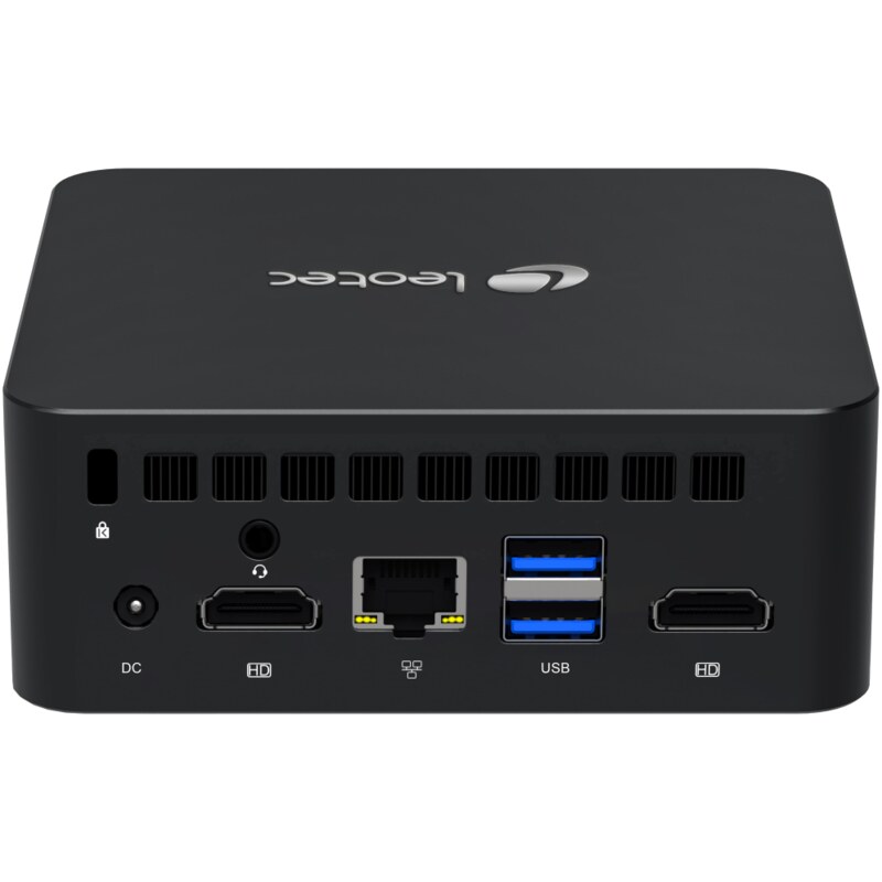 Leotec LEMPC20 PC/estación de trabajo barebone Negro 1,9 GHz