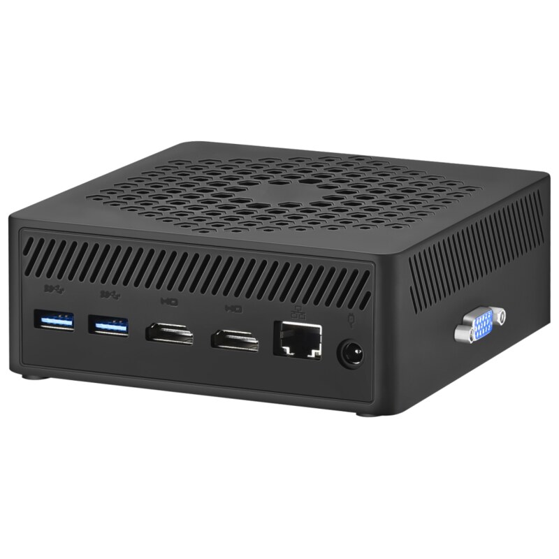 Leotec LEMPC15 PC/estación de trabajo barebone Negro