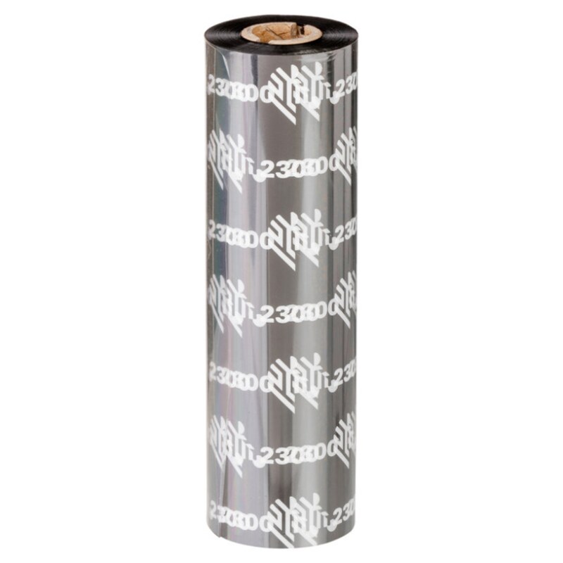 Zebra 2300 Performance Wax cinta térmica 74 m Negro