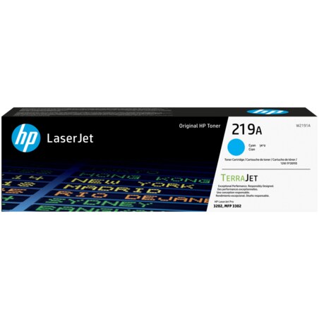 HP Cartucho de Tóner Original LaserJet 219A cian