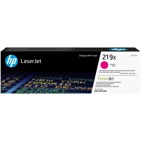 HP Cartucho de Tóner Original LaserJet 219X de alta capacidad magenta
