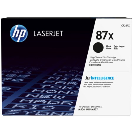 HP Cartucho de tóner original LaserJet 87X de alta capacidad negro