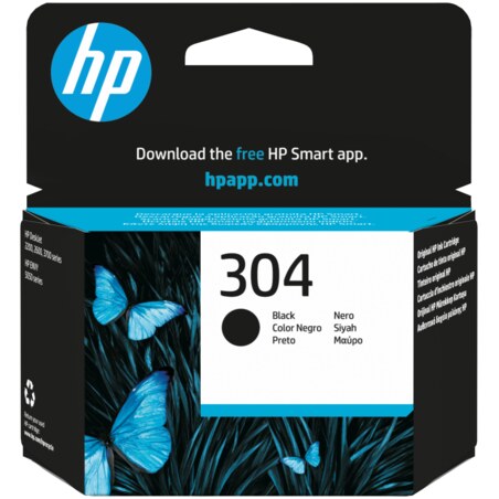 HP Cartucho de tinta Original 304 negro