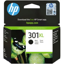 HP Cartucho de tinta original 301XL de alta capacidad negro