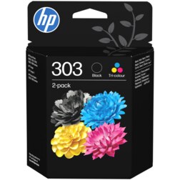 HP Paquete de 2 cartuchos de tinta Original 303 negro/tricolor