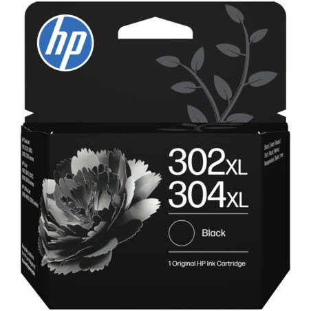 HP Cartucho de Tinta Original 302XL/304XL negro