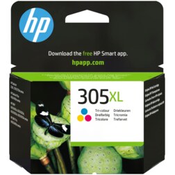 HP Cartucho de tinta Original 305XL de alta capacidad tricolor