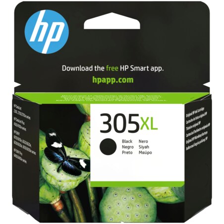 HP Cartucho de tinta Original 305XL de alta capacidad negro