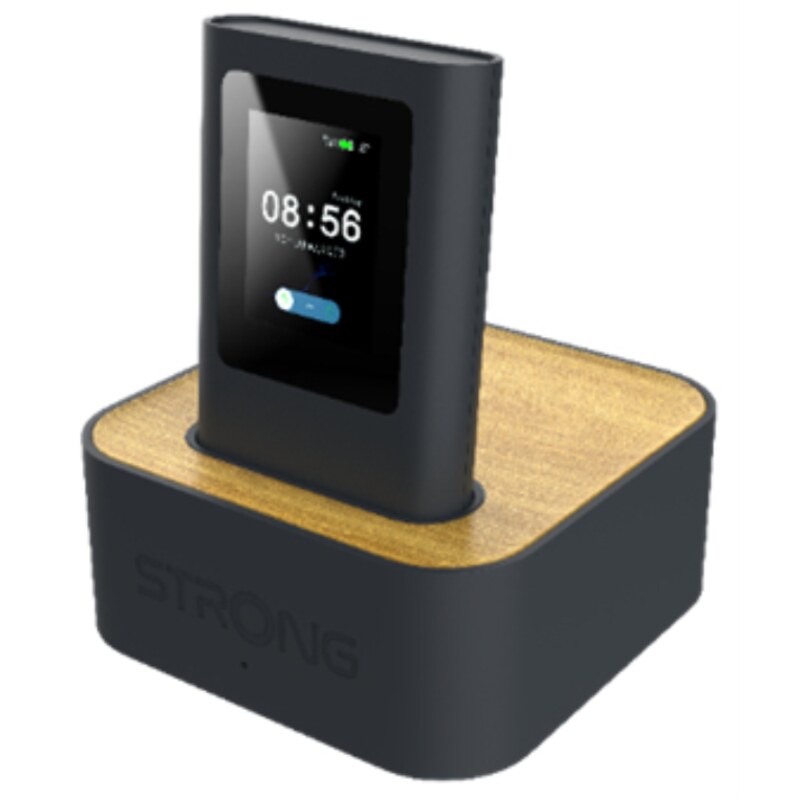 Strong HI-PHI 6 sistema Wi-Fi Mesh (Wi-Fi en malla) Doble banda (2,4 GHz / 5 GHz) Wi-Fi 6 (802.11ax) Negro 2 5G Interno