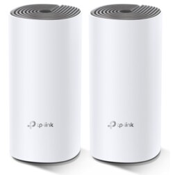 TP-Link Deco E4 (2-pack) Doble banda (2,4 GHz / 5 GHz) Wi-Fi 5 (802.11ac) Blanco, Gris Interno