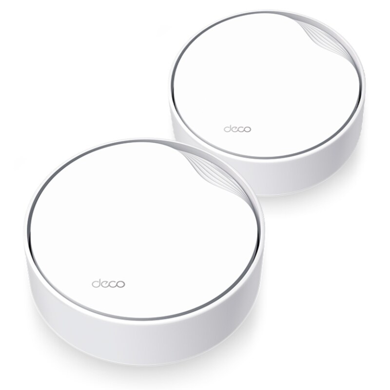 TP-Link DECO X50-POE(2-PACK) sistema Wi-Fi Mesh (Wi-Fi en malla) Doble banda (2,4 GHz / 5 GHz) Wi-Fi 6 (802.11ax) Blanco Interno