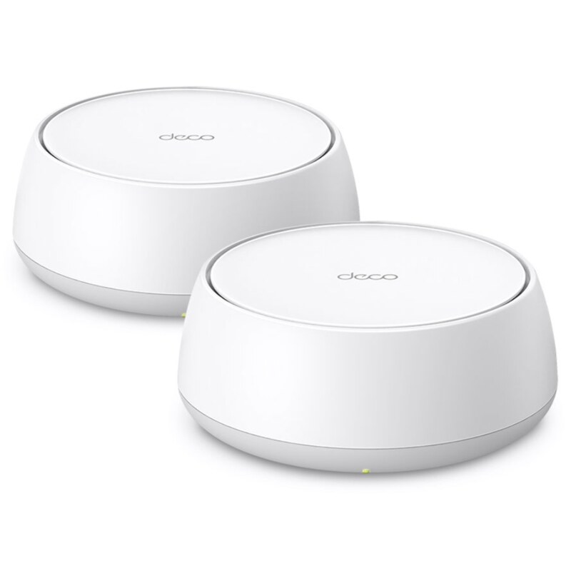 TP-Link DECO BE25(2-PACK) sistema Wi-Fi Mesh (Wi-Fi en malla) Doble banda (2,4 GHz / 5 GHz) Wi-Fi 7 (802.11be) Blanco Interno