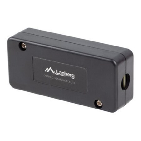 Lanberg PLC-6UL1-B caja de conexiones de red Cat6 Negro
