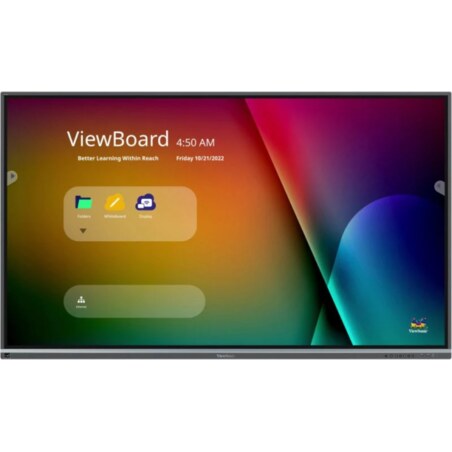 Viewsonic IFP6550-5F pizarra blanca interactiva 165,1 cm (65") 3840 x 2160 Pixeles Pantalla táctil Negro HDMI