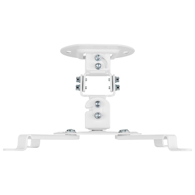 AISENS Soporte Universal Giratorio, Inclinable de Techo para Proyector 13.5Kg, Blanco