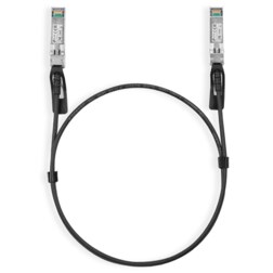 TP-Link TL-SM5220-1M Cable de fibra óptica e InfiniBand SFP+ DAC Negro