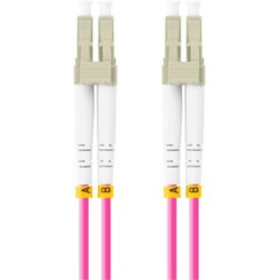 Lanberg FO-LULU-MD41-0005-VT Cable de fibra óptica e InfiniBand 0,5 m LC LC/UPC Violeta