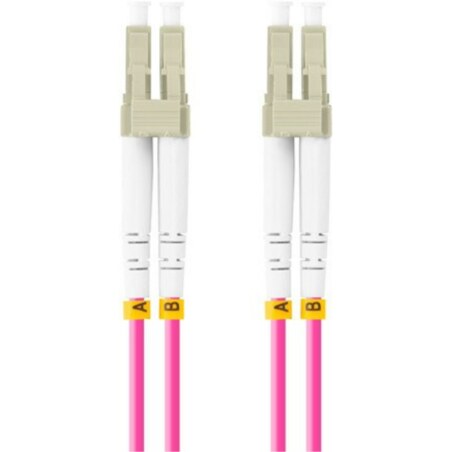 Lanberg FO-LULU-MD41-0005-VT Cable de fibra óptica e InfiniBand 0,5 m LC LC/UPC Violeta