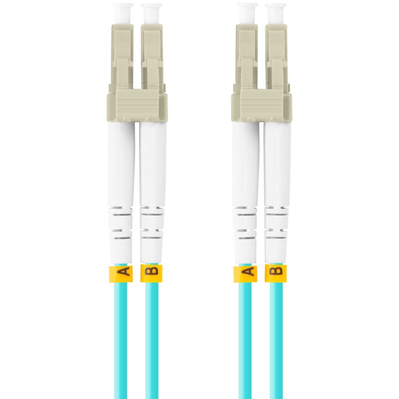 Lanberg FO-LULU-MD31-0050-TQ Cable de fibra óptica e InfiniBand 5 m LC Color aguamarina