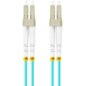 Lanberg FO-LULU-MD31-0050-TQ Cable de fibra óptica e InfiniBand 5 m LC Color aguamarina