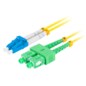 Lanberg FO-LUSA-SD11-0020-YE Cable de fibra óptica e InfiniBand 2 m SC LC LC/SC Amarillo