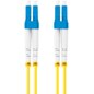 Lanberg FO-LULU-SD11-0010-YE Cable de fibra óptica e InfiniBand 3 m LC Amarillo