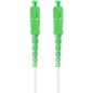 Lanberg FO-SASA-SS21-0200-WH Cable de fibra óptica e InfiniBand 20 m SC Blanco