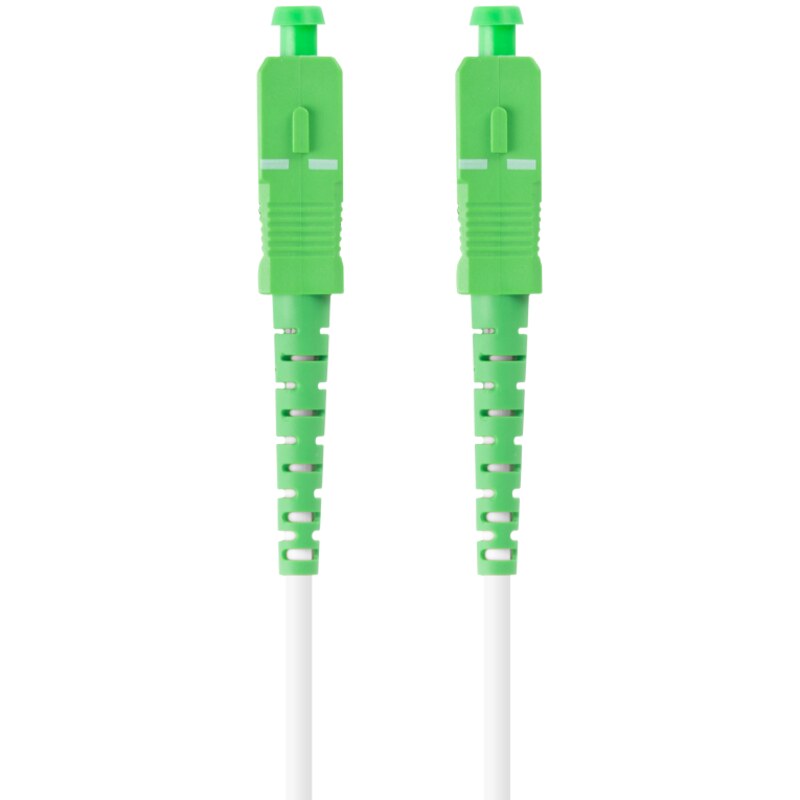 Lanberg FO-SASA-SS31-0200-WH Cable de fibra óptica e InfiniBand 20 m SC Blanco