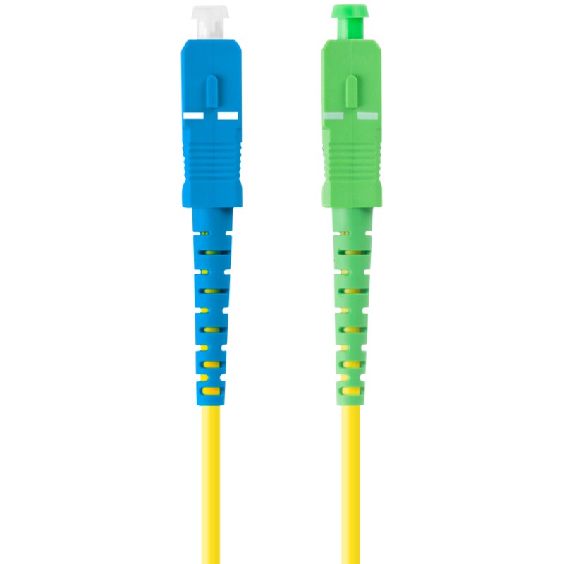 Lanberg FO-SASU-SS21-0010-YE Cable de fibra óptica e InfiniBand 1 m SC Amarillo