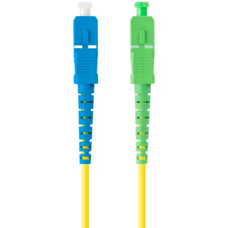 Lanberg FO-SASU-SS21-0010-YE Cable de fibra óptica e InfiniBand 1 m SC Amarillo
