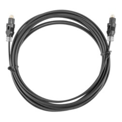 Lanberg CA-TOSL-10CC-0020-BK Cable de fibra óptica e InfiniBand 2 m Toslink Negro