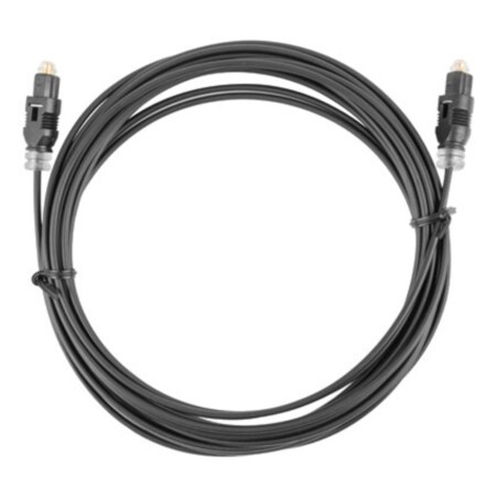Lanberg CA-TOSL-10CC-0020-BK Cable de fibra óptica e InfiniBand 2 m Toslink Negro